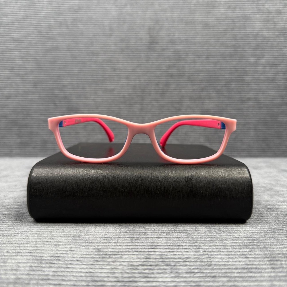 K'nex Kids Pink Blue Rectangular Eyeglass Frames KN 002-1 50-16-115